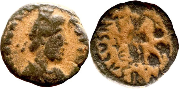 Very nice AE4 of Johannes (423-425 AD), Rome mint, Roman Empire (RIC 1914E)