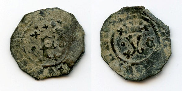 Billon blanca of Ferdinand (1479-1516) and Isabella (1474-1504) of Spain