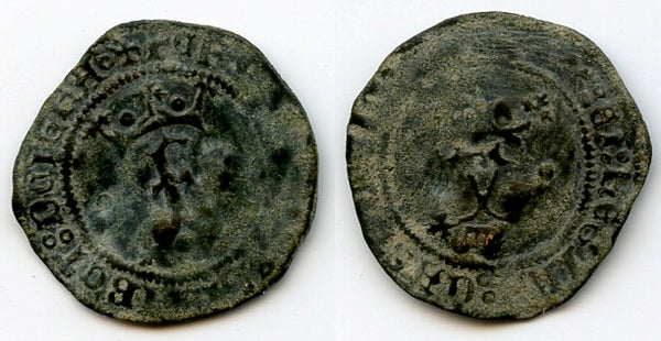 Billon blanca of Ferdinand (1479-1516) and Isabella (1474-1504) of Spain