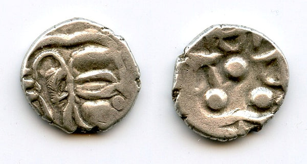 Rare silver masha, Chach of Alor in Sindh and Multan, c.675/685 AD (F/T #M4)