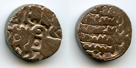 Billon SAMANTA DEVA jital of Ibrahim (1059-99), Lahore, Ghaznavid Empire (Tye 103)