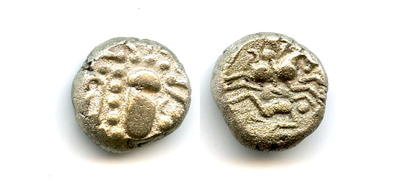 Nice rare silver drachm, c.1000-1200 CE, Silharas of Khankan, Western India