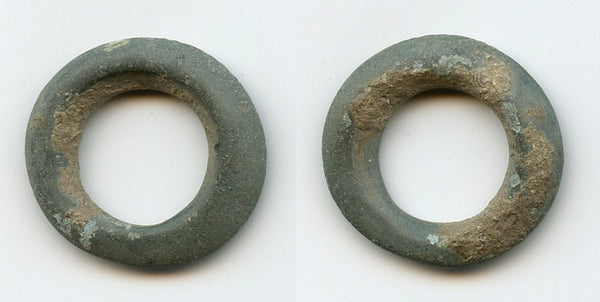 Authentic ancient Celtic ring money (20mm), Danube region, ca.800-100 BC