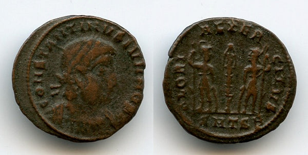 Follis of Constantius II as Caesar (317-337 AD), Thessalonica, Roman Empire