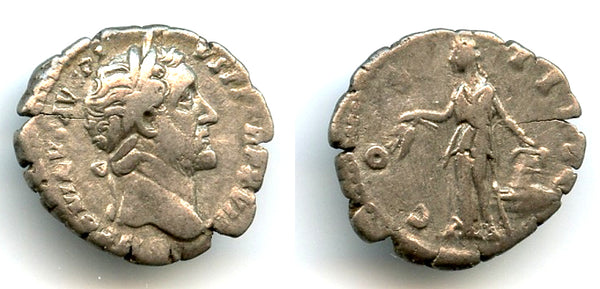 Silver denarius of Antoninus Pius (138-161 CE), Rome, Roman Empire (RIC 231)