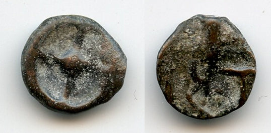 AE12 wheel-money, Istros, Moesia (c.420-400 BC), Ancient Greeks