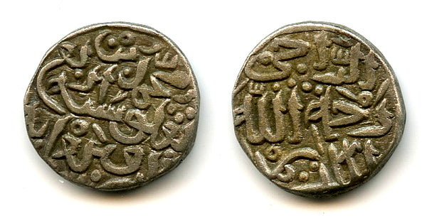 Billon 6-ghani of Mohamed III (1325-51), Delhi Sultanate, India (Tye-444)