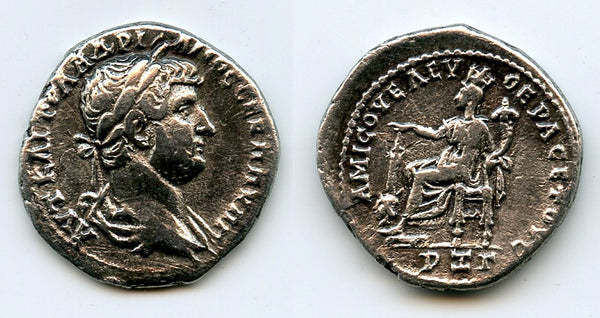 Rare Amisus didrachm of Hadrian, dated 131/2 CE, Pontus, Roman Provincial coinage