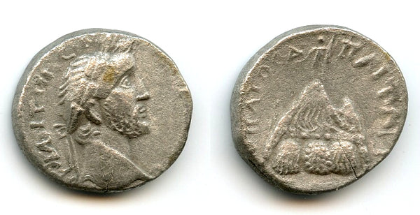 Silver didrachm of Antoninus Pius (138-161 CE), Caesarea, Cappadocia