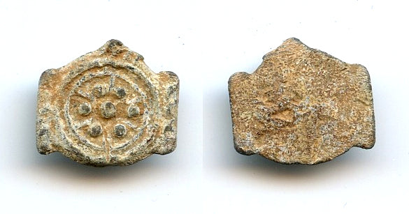 Very rare lead token or tessera, Alexander Jannaeus (103-76 BC), Judea