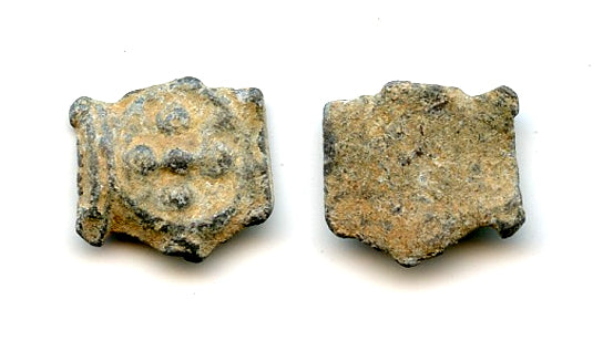 Very rare lead token or tessera, Alexander Jannaeus (103-76 BC), Judea