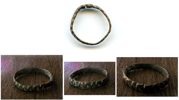 Authentic ancient large Celtic finger-ring, Danube area, c.500-100 BC