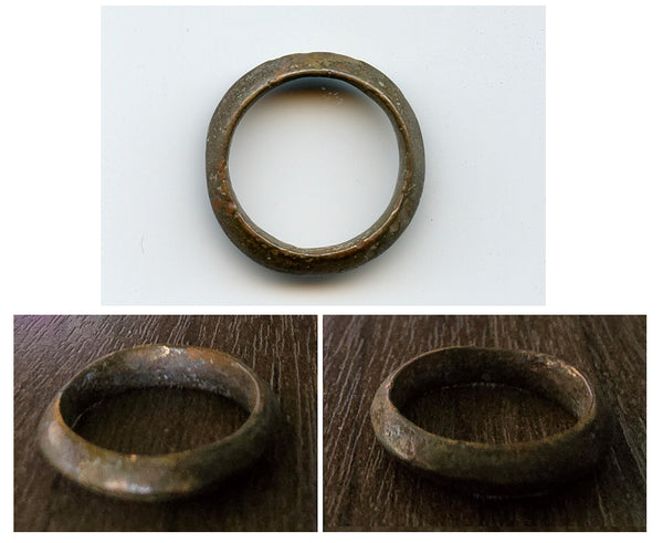 Authentic ancient large Celtic finger-ring, Danube area, c.500-100 BC