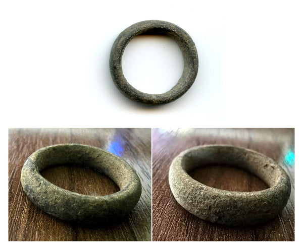 Authentic ancient large Celtic finger-ring, Danube area, c.500-100 BC