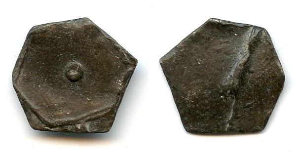 Scarce tin katun, c.17th-18th century, Johor Sultanate, Sumatra, Indonesia (SS#32)