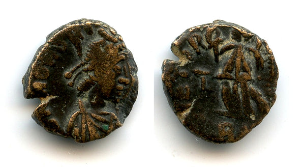 Rare AE4 of Honorius (395-423), Rome mint, Roman Empire