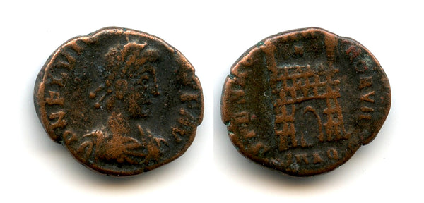 AE4 of Flavius Victor (383-388 CE), Aquileia, Roman Empire