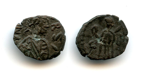 AE4 with Victory, Gunthamund (484-496 CE), Vandal Kingdom in North Africa, Migration Period