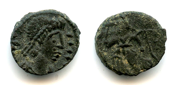 AE4 with Victory, c.490-533 CE, Vandal Kingdom in North Africa, Migration Period