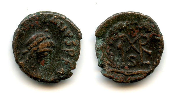 AE4 of Marcian (450-457 CE), Constantinople mint, Roman Empire