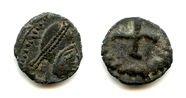 AE4 w/cross, c.5th century CE, uncertain Germanic issue, Migration Period
