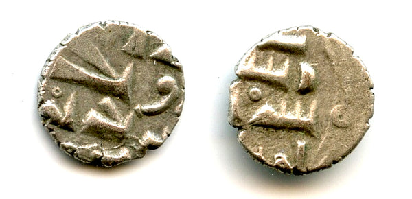 RRR silver damma, early 1000's, w/'izz and Abi Majid, Habbarid Sindh, India (F/T #LH1)