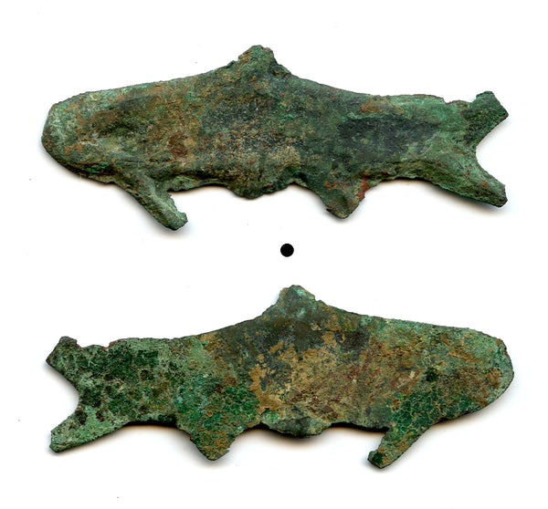 Authentic bronze fish-money, Western Zhou (1046-771 BC), Ancient China