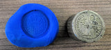 Rare brass die for an imitation Venetian zecchino, c.18-19th century, Maharashtra, India