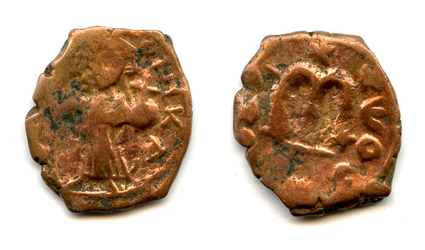 Follis of Constans II (641-668 AD), Constantinople mint, Byzantine Empire