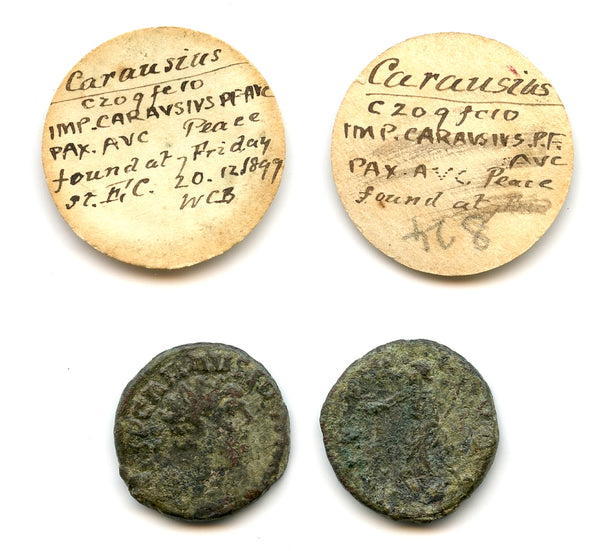 Antoninianus of Carausius (287-293 CE), F-O London, Romano-British Empire  (RIC 98)