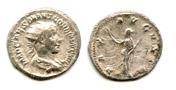 PAX AVGVSTI silver antoninianus of Gordian III (238-244 AD), Rome, Roman Empire