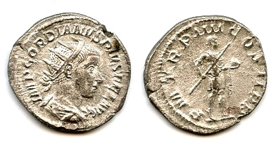 Nice silver antoninianus of Gordian III (238-244 AD), Roman Empire
