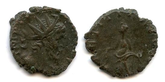 LAETITIA antoninianus of Tetricus I (271-274 AD), Gallo-Roman Empire