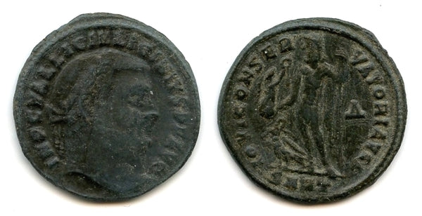 Nice follis of Licinius I (308-324 AD), Heraclea, Roman Empire (RIC#17)