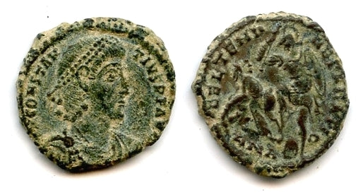 AE3 of Constantius II (337-361 AD), Antioch mint, Roman Empire (RIC 153)