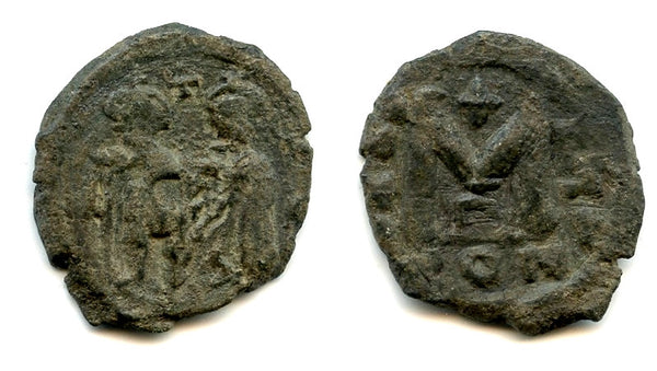 Nice follis of Constans II (641-668 CE), Constantinople, Byzantine Empire