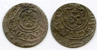 Silver solidus (shilling) of Christina (1632-1654), Livonia under Swedish rule