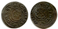 Silver solidus of Christina (1632-1654), 1649, Livonia under Swedish rule