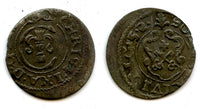 Silver solidus of Christina (1632-1654), 1652, Livonia under Swedish rule