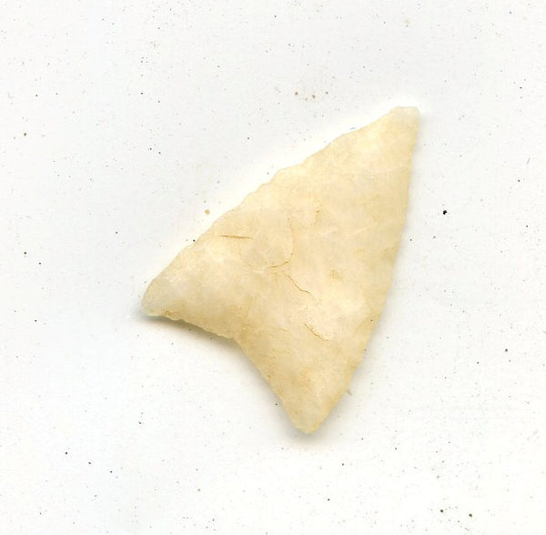 Chalcedony triangle arrowhead, North Africa, late Neolithic, c.3000 BC