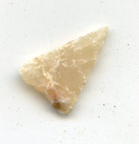 Chert shallow concave base triangle point, North Africa,  late Neolithic period, ca.3000 BC