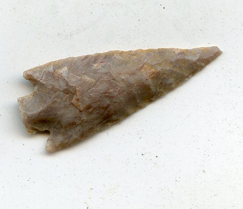 Jasper stemmed triangle form, from  North Africa,  late Neolithic period, ca.3000 BC