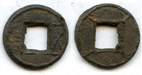 Small iron Wu Zhu cash, Emperor Wu (502-549 AD), Liang, China (H#10.18)