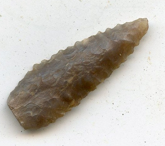 Flint willow leaf arrowhead, North Africa, late Neolithic period, ca.3000 BC