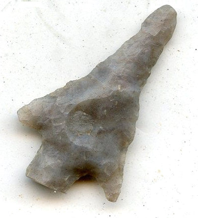 Jasper stemmed triangle arrowhead, North Africa, Neolithic period, ca.3000 BC