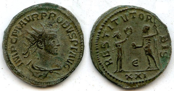 Nice antoninianus of Probus (276-282 AD), Antioch mint, Roman Empire (RIC 925)