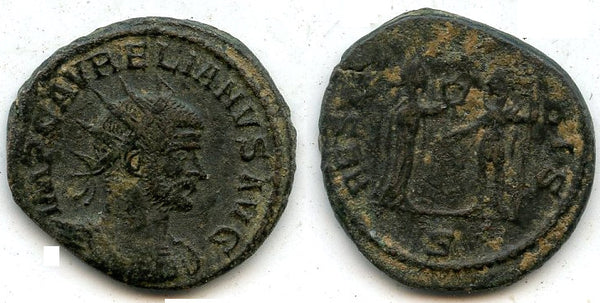 Antoninianus of Aurelian (270-275 CE), Antioch, Roman Empire - RESTITVT ORBIS type
