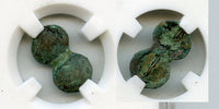 Certified 2-bead proto-coin, ca.1000-600 BC, Upper Xiajiadian culture, China
