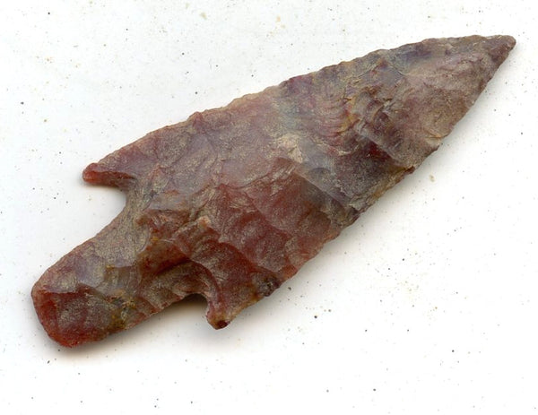 Agate stemmed bullet arrowhead, North Africa, late Neolithic, ca.3000 BC