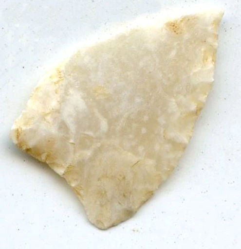 Chert shallow concave base triangle point, North Africa,  late Neolithic period, ca.3000 BC